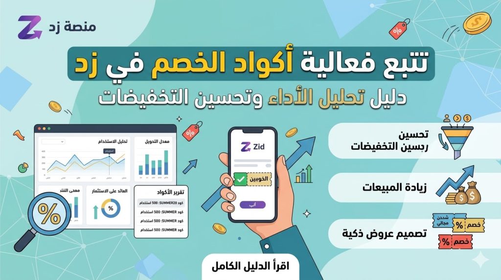 الطرق اليدوية لتتبع أكواد الخصم في زد